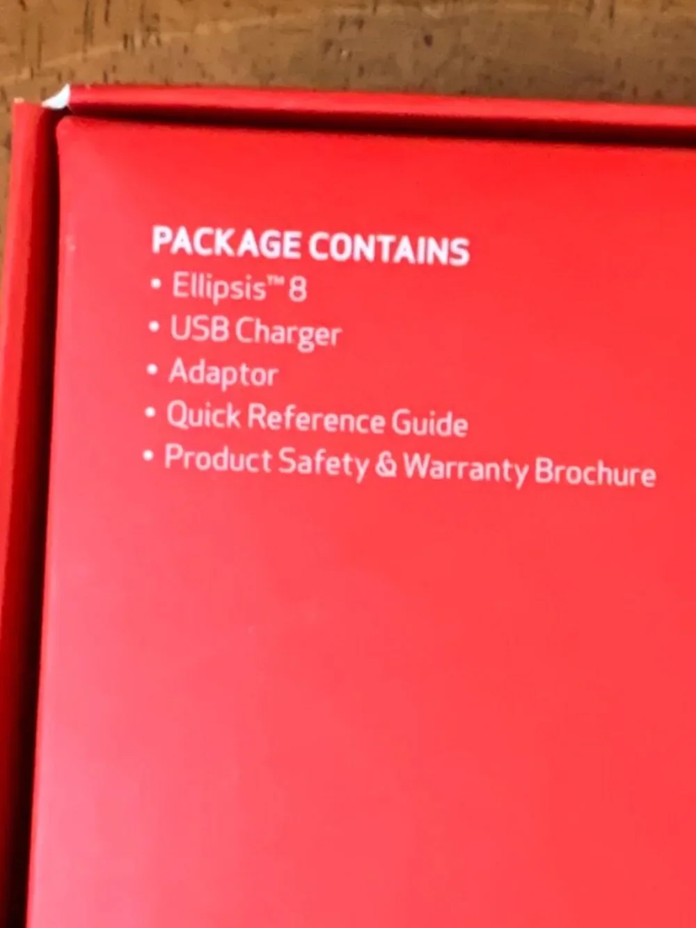 USED IN WORKING ORDER VERIZON ELLIPSIS 8 QTAQZ3, 4G